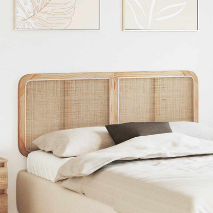 Testiera con testiera Naturale 140 x 55 x 3 cm Rattan
