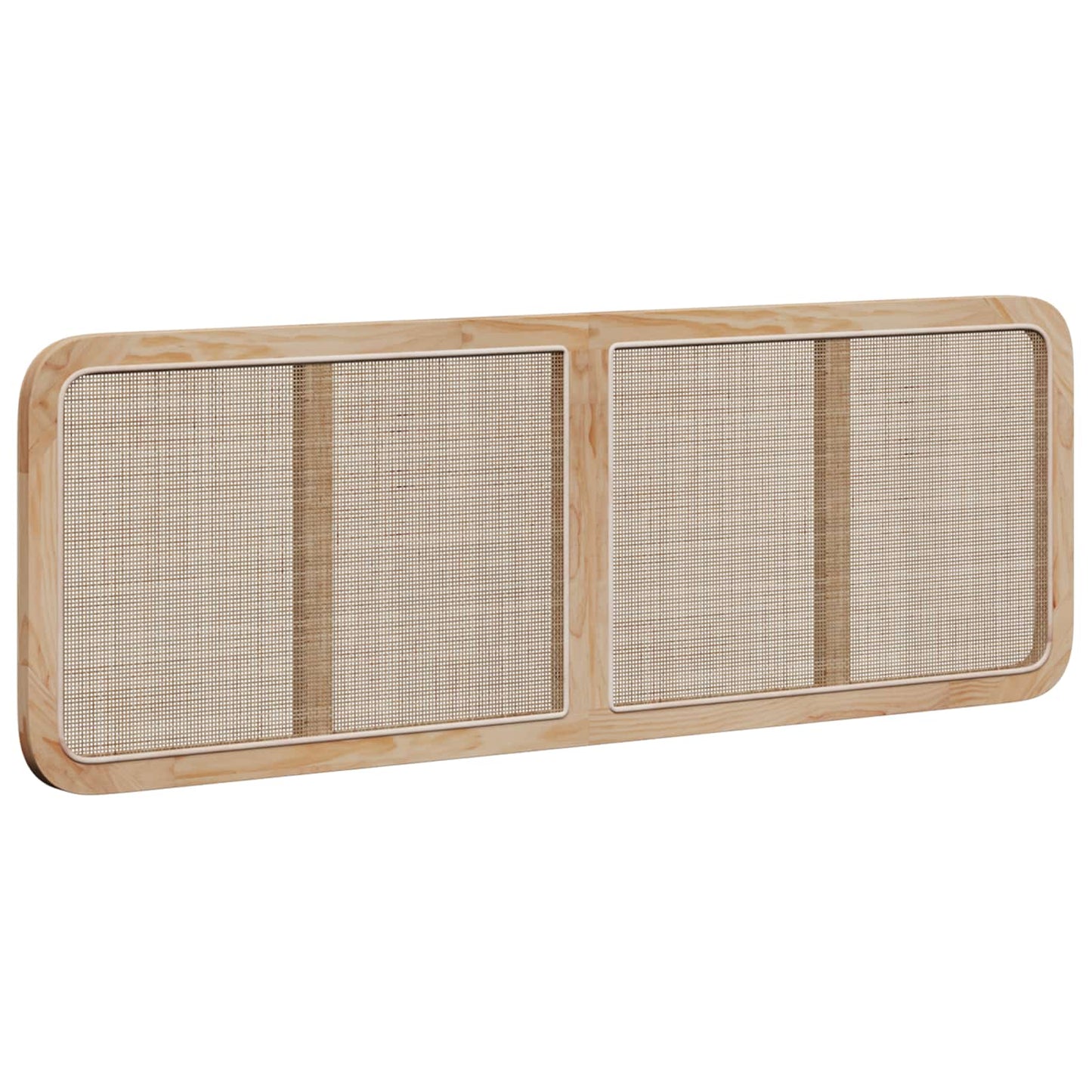 Testiera con testiera Naturale 160 x 55 x 3 cm Rattan