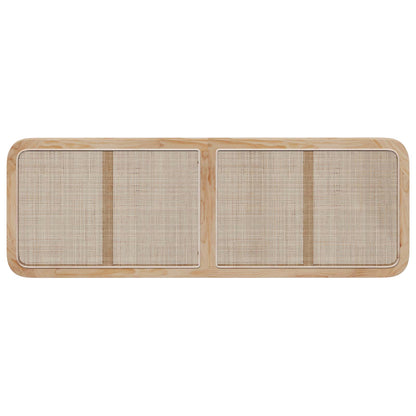 Testiera con testiera Naturale 160 x 55 x 3 cm Rattan