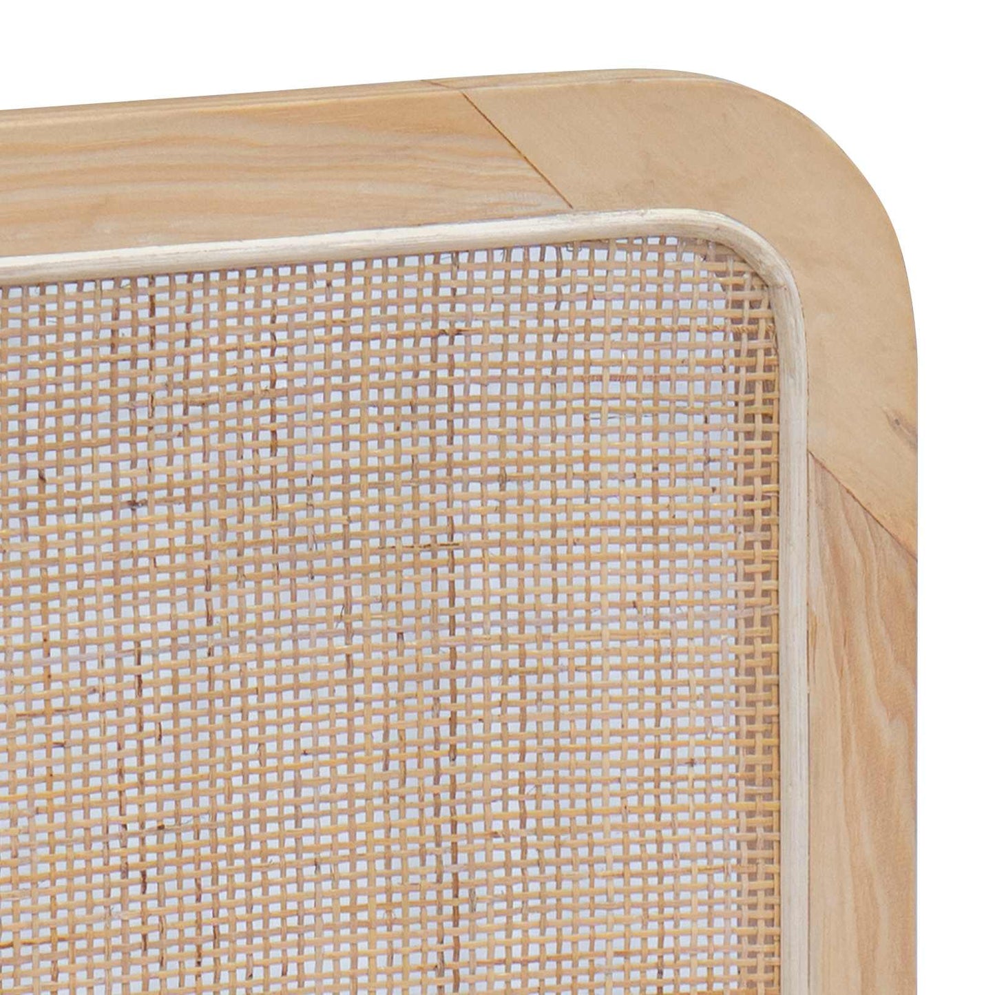 Testiera con testiera Naturale 200 x 55 x 3 cm Rattan