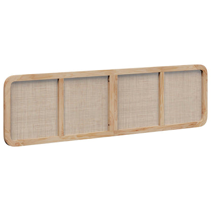 Testiera con testiera Naturale 200 x 55 x 3 cm Rattan