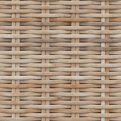Panchina con contenitore Naturale 110 x 40 x 50 cm Rattan
