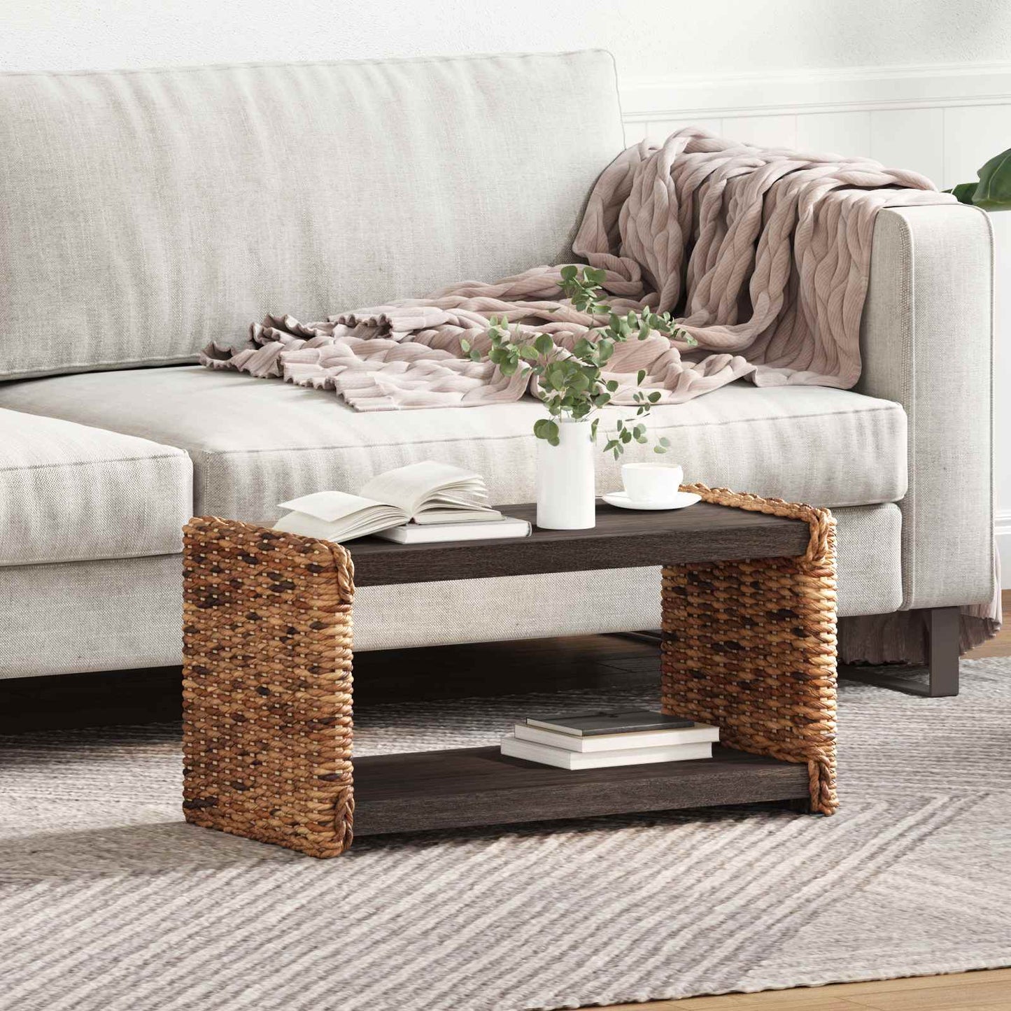 Tavolo laterale Naturale 70 x 35 x 35 cm