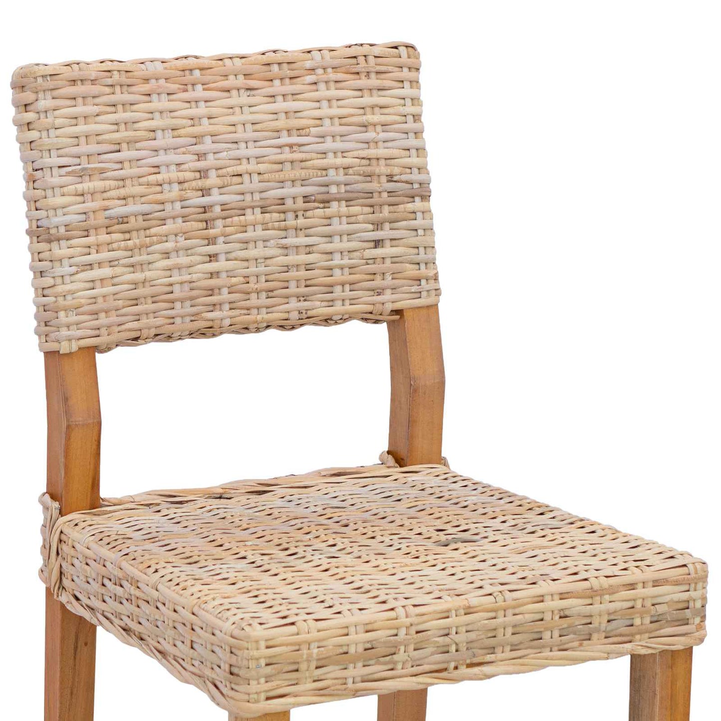 Sedia da pranzo 2 pcs Rattan Kubu Naturale 46 x 55 x 84 cm | homemem39