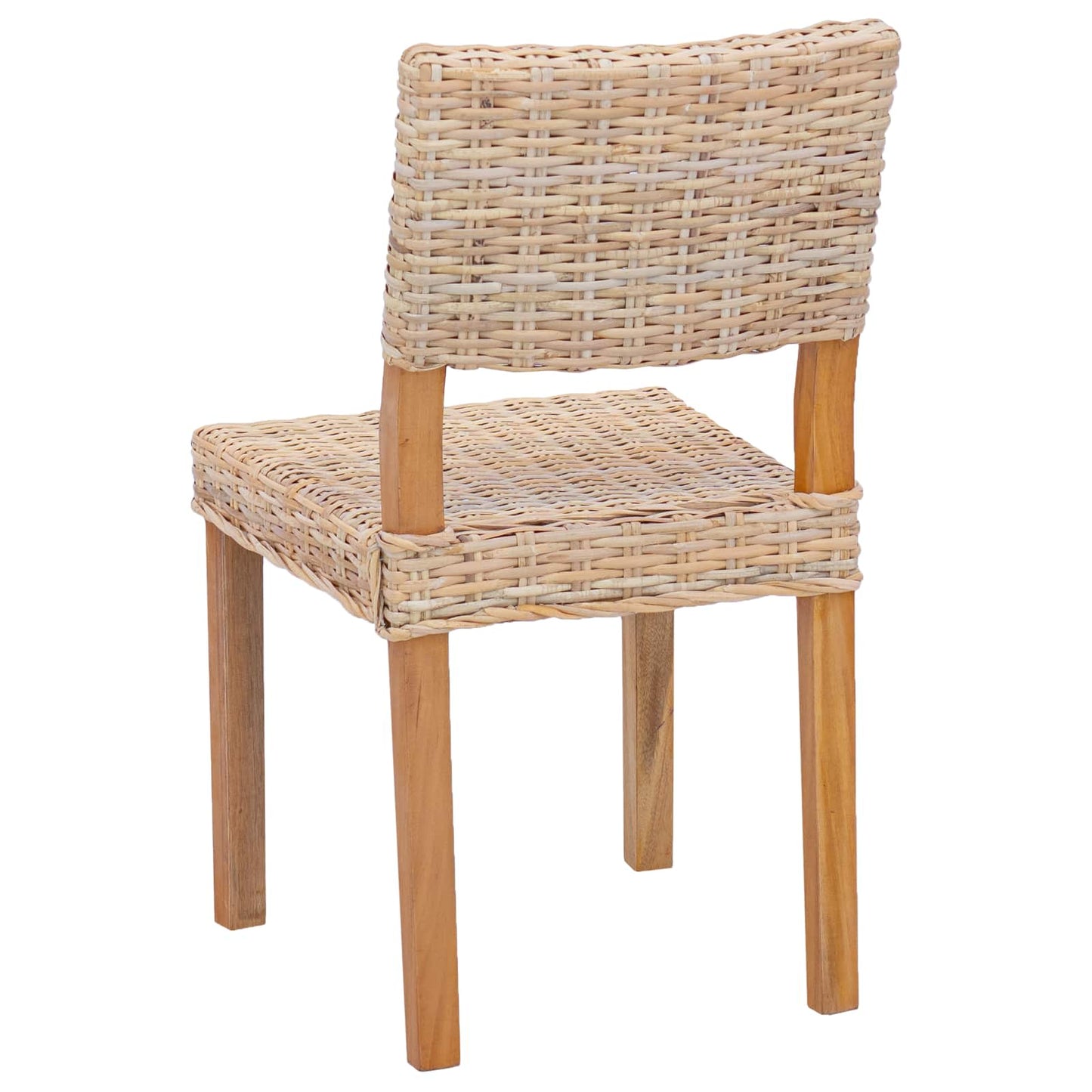 Sedia da pranzo 2 pcs Rattan Kubu Naturale 46 x 55 x 84 cm | homemem39