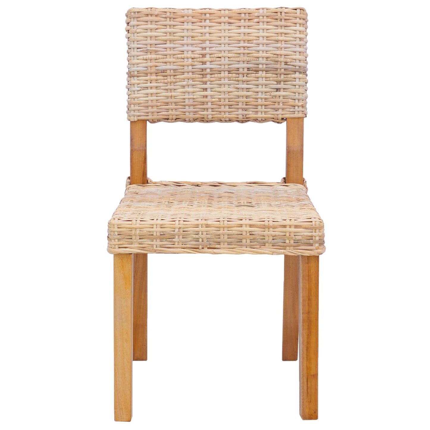 Sedia da pranzo 2 pcs Rattan Kubu Naturale 46 x 55 x 84 cm | homemem39