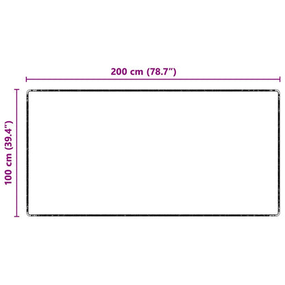 Runner in Moquette Antracite 100 x 200 cm 100% Polipropilene