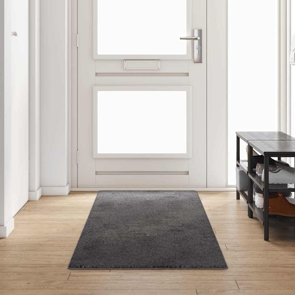 Runner in Moquette Grigio 80 x 300 cm 100% Polipropilene Tuft