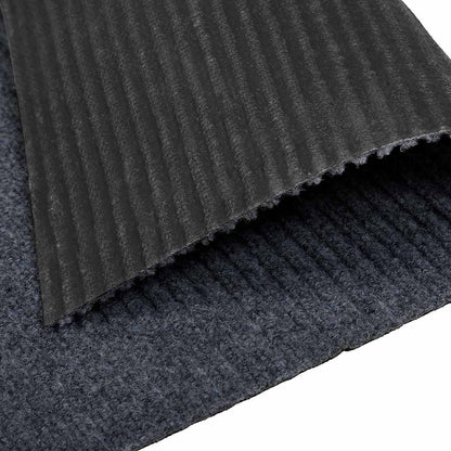 Runner in Moquette Grigio 80 x 250 cm Tessuto