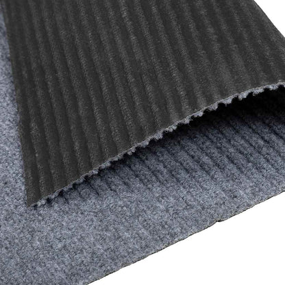 Runner in Moquette Grigio chiaro 100 x 100 cm Tessuto