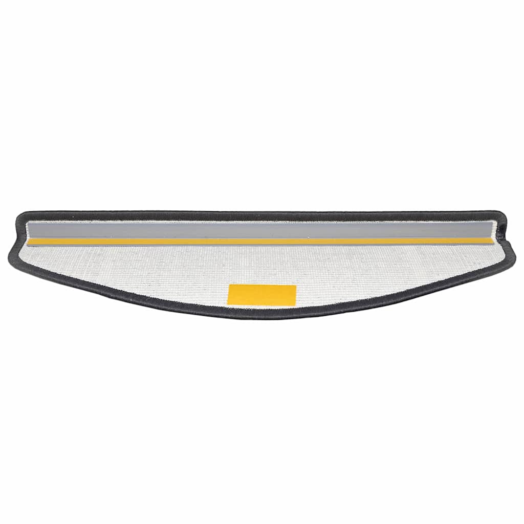 Tappetini per scale autoadesivi 15 pcs Antracite 65 x 21 x 4 cm | homemem39