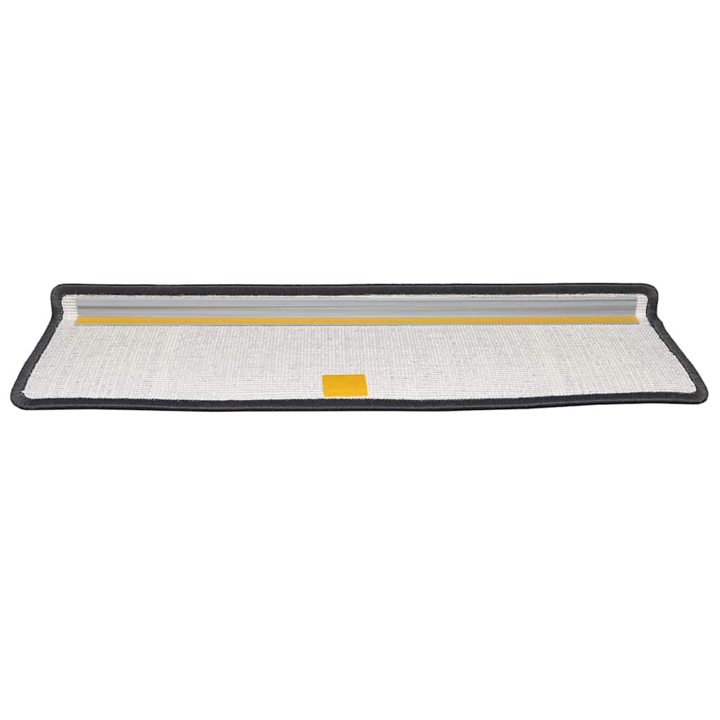 Tappetini per scale autoadesivi 15 pcs Antracite 65 x 21 x 4 cm | homemem39