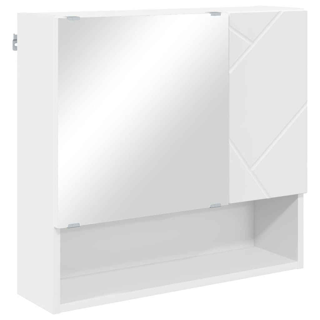 Set di mobili per il bagno Montaggio a parete 2 pcs Bianco | homemem39
