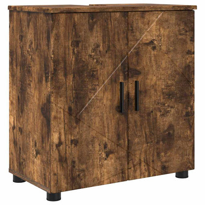 Set di mobili per il bagno 2 pz Rovere fumé 61 x 35 x 64 cm | homemem39