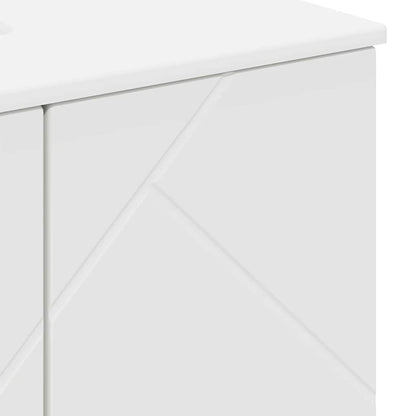 Set di mobili per il bagno Montaggio a parete 3 pcs Bianco