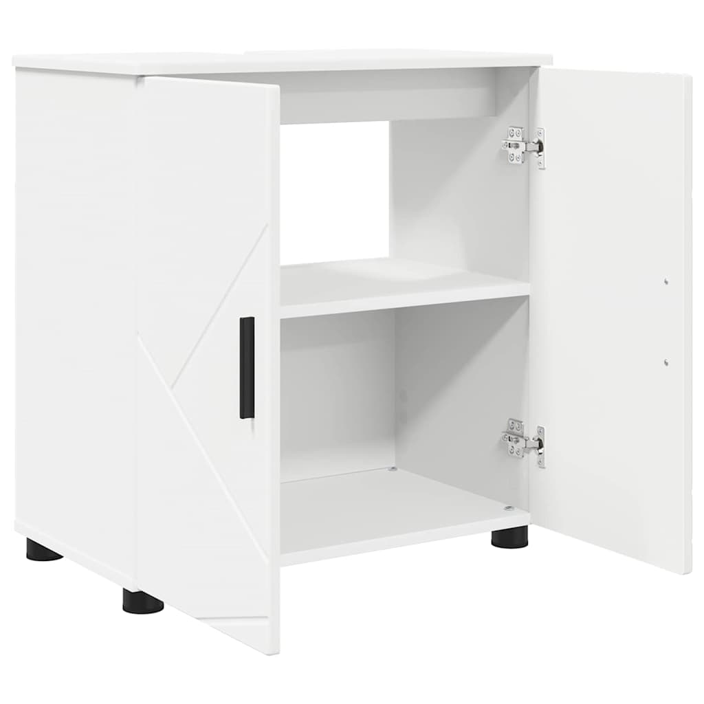 Set di mobili per il bagno Montaggio a parete 3 pcs Bianco | homemem39