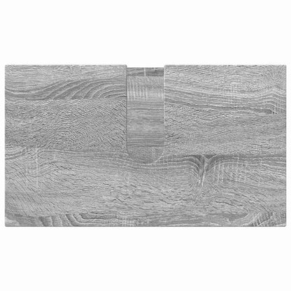 Set di mobili per il bagno 3 pz Grigio Sonoma 61 x 35 x 64 cm | homemem39