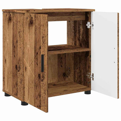Set di mobili per il bagno 3 pz Legno vecchio 61 x 35 x 64 cm | homemem39