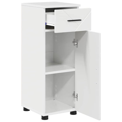 Set di mobili per il bagno con cassetto 3 pcs Bianco Lucido