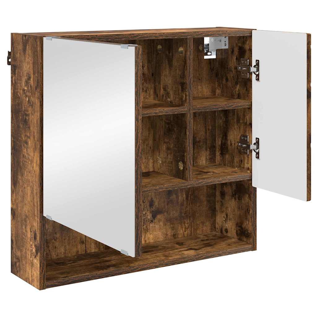 Set di mobili per il bagno 3 pz Rovere fumé 61 x 35 x 64 cm | homemem39