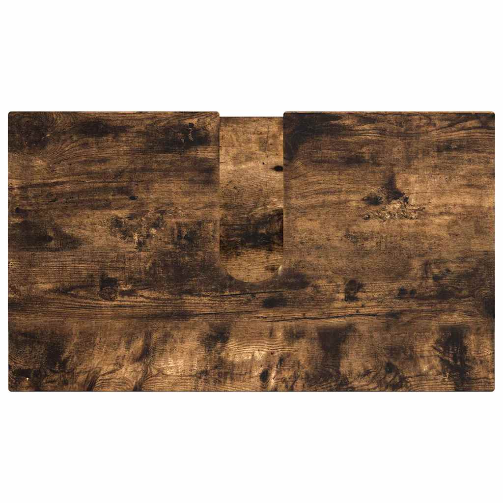 Set di mobili per il bagno 3 pz Rovere fumé 61 x 35 x 64 cm | homemem39
