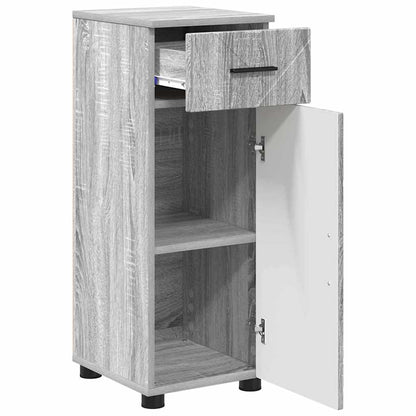 Set di mobili per il bagno 3 pz Grigio Sonoma 61 x 35 x 64 cm | homemem39