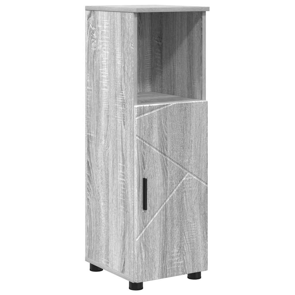 Set di mobili per il bagno 4 pz Grigio Sonoma 61 x 35 x 64 cm | homemem39