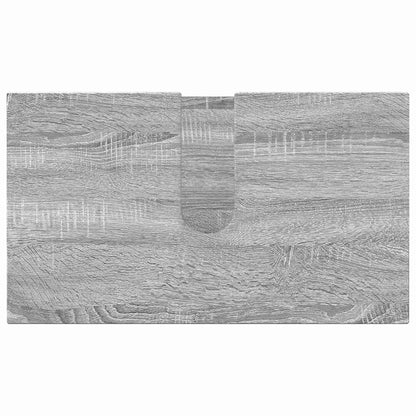 Set di mobili per il bagno 5 pz Grigio Sonoma 61 x 35 x 64 cm | homemem39