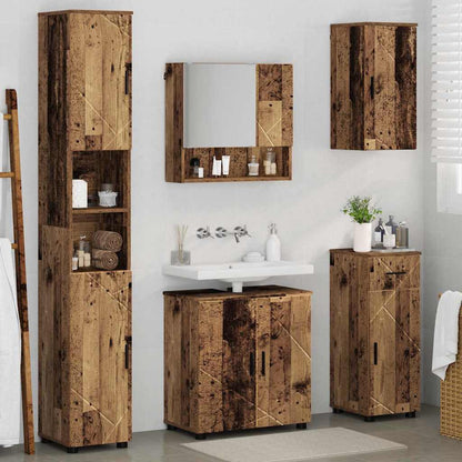 Set di mobili per il bagno 5 pz Legno vecchio 61 x 35 x 64 cm | homemem39