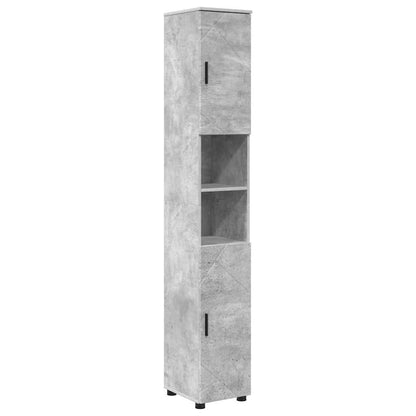 Set di mobili per il bagno 4 pz Grigio cemento 61 x 35 x 64 cm | homemem39