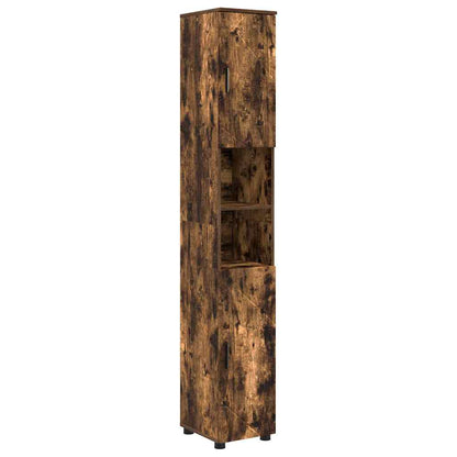 Set di mobili per il bagno 4 pz Rovere fumé 61 x 35 x 64 cm | homemem39