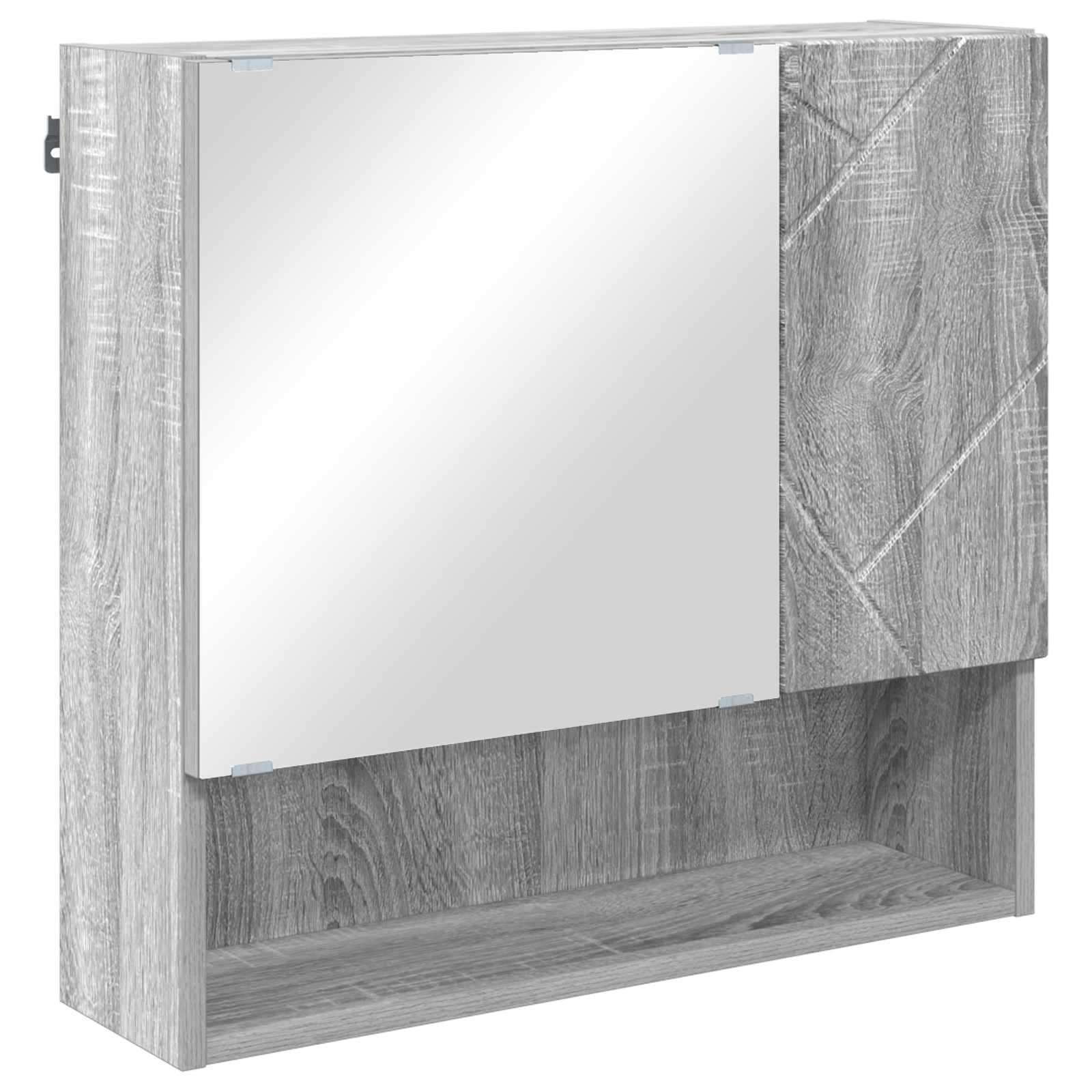 Set di mobili per il bagno 4 pz Grigio Sonoma 61 x 35 x 64 cm | homemem39