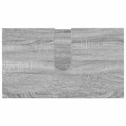 Set di mobili per il bagno 4 pz Grigio Sonoma 61 x 35 x 64 cm | homemem39
