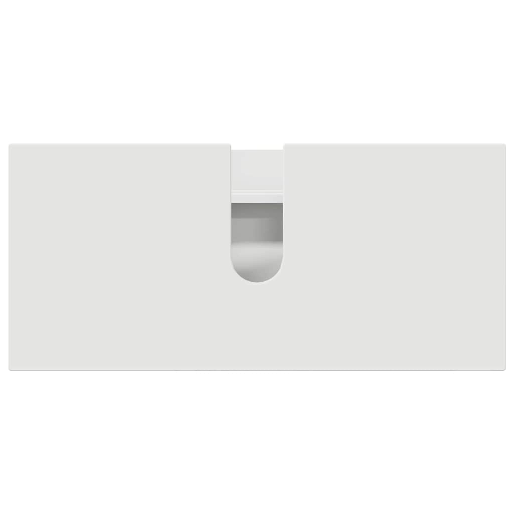 Set di mobili per il bagno con cassetto con porta 2 pcs Bianco | homemem39