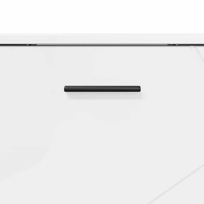 Set di mobili per il bagno con cassetto 3 pcs Bianco Lucido | homemem39