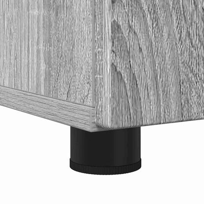 Set di mobili per il bagno con cassetto 3 pcs Grigio Sonoma