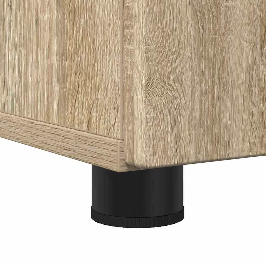 Set di mobili per il bagno con cassetto 3 pcs Rovere Sonoma