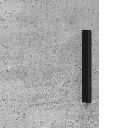 Set di mobili per il bagno con cassetto 3 pcs Grigio cemento