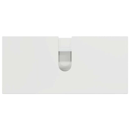 Set di mobili per il bagno con cassetto 3 pcs Bianco Lucido | homemem39