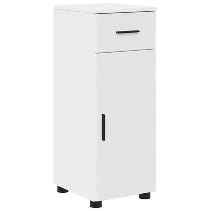Set di mobili per il bagno con cassetto con porta 4 pcs Bianco | homemem39