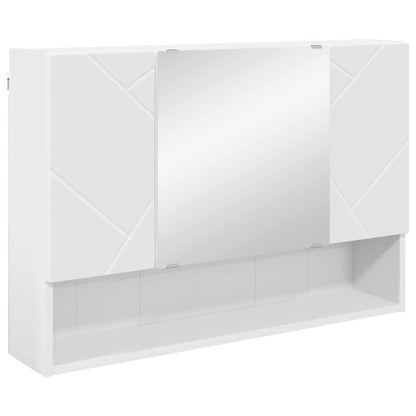 Set di mobili per il bagno con cassetto con porta 5 pcs Bianco | homemem39