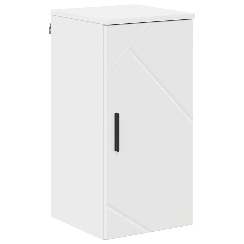 Set di mobili per il bagno con cassetto con porta 5 pcs Bianco | homemem39