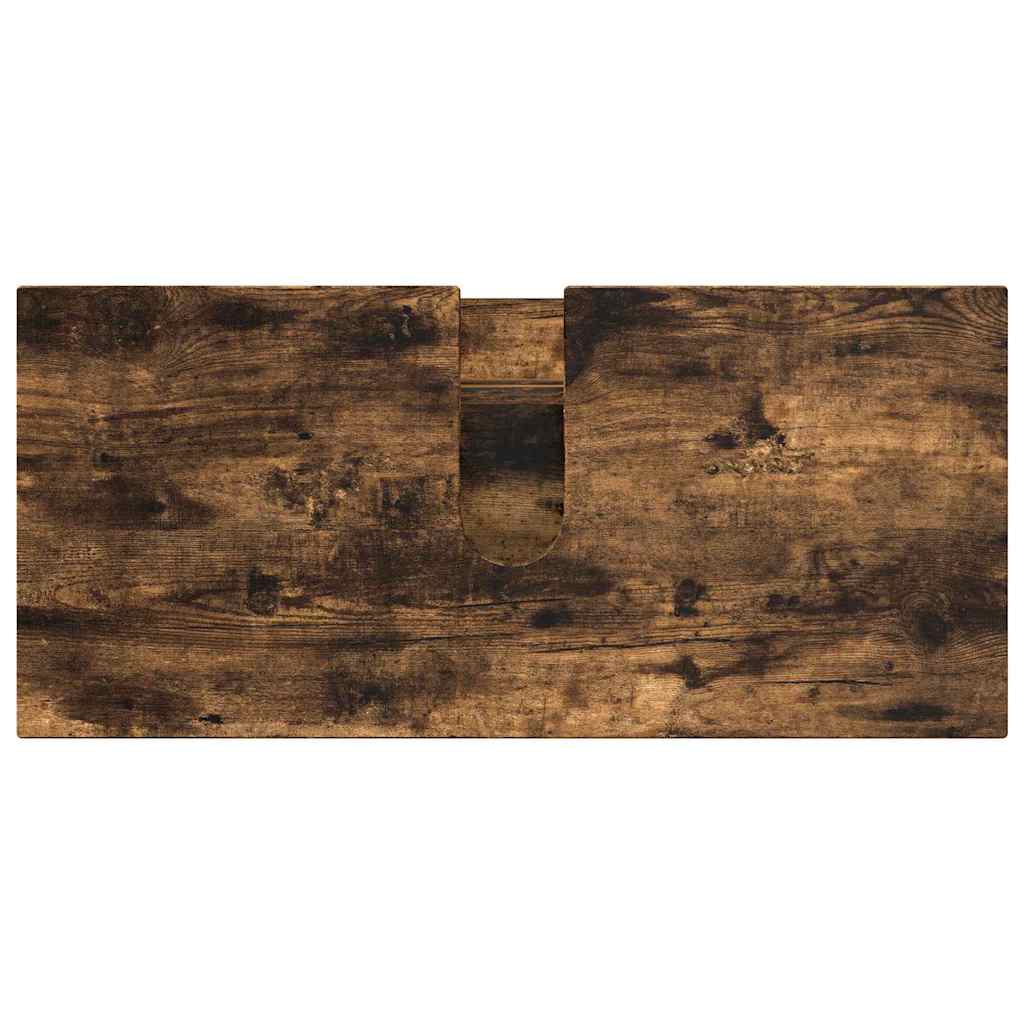 Set di mobili per il bagno 5 pz Rovere fumé 35 x 30 x 192 cm | homemem39