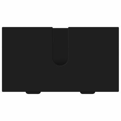 Set di mobili per il bagno con cassetto con porta 2 pcs Nero | homemem39