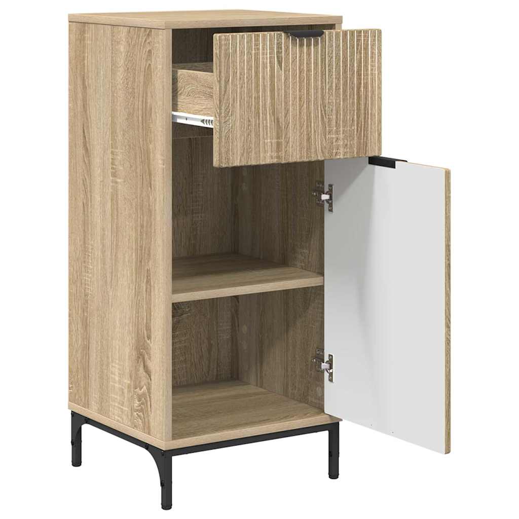 Set di mobili per il bagno con cassetto 2 pcs Rovere Sonoma | homemem39