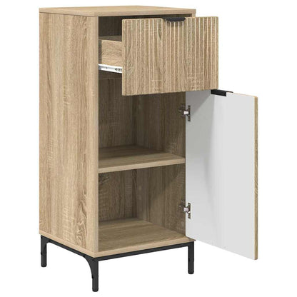 Set di mobili per il bagno con cassetto 2 pcs Rovere Sonoma | homemem39
