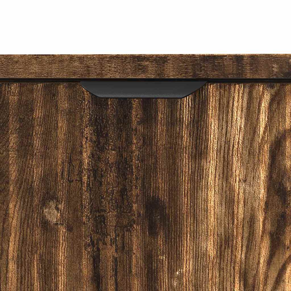 Set di mobili per il bagno con cassetto 2 pcs Rovere fumé | homemem39