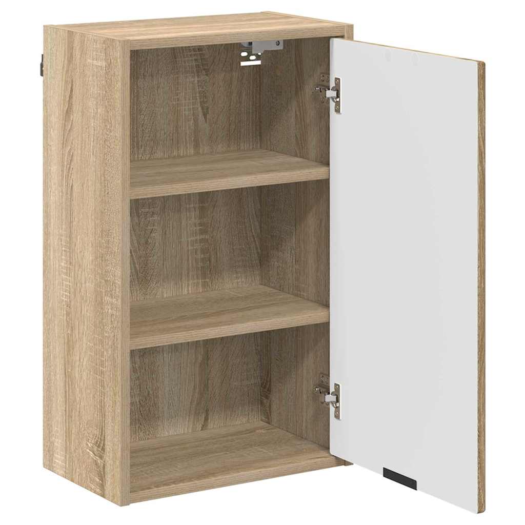 Set di mobili per il bagno con cassetto 3 pcs rovere sonoma | homemem39