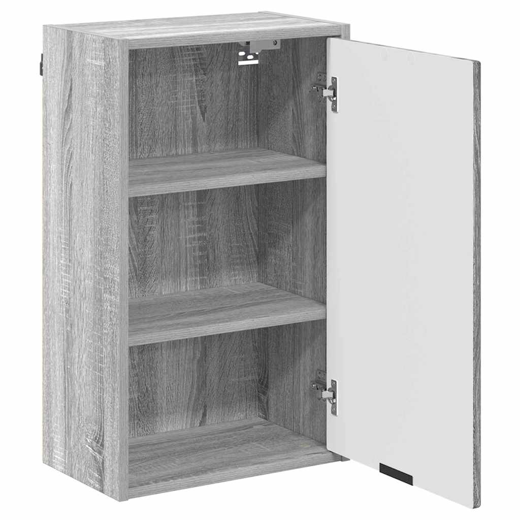 Set di mobili per il bagno con cassetto 3 pcs Grigio sonoma | homemem39