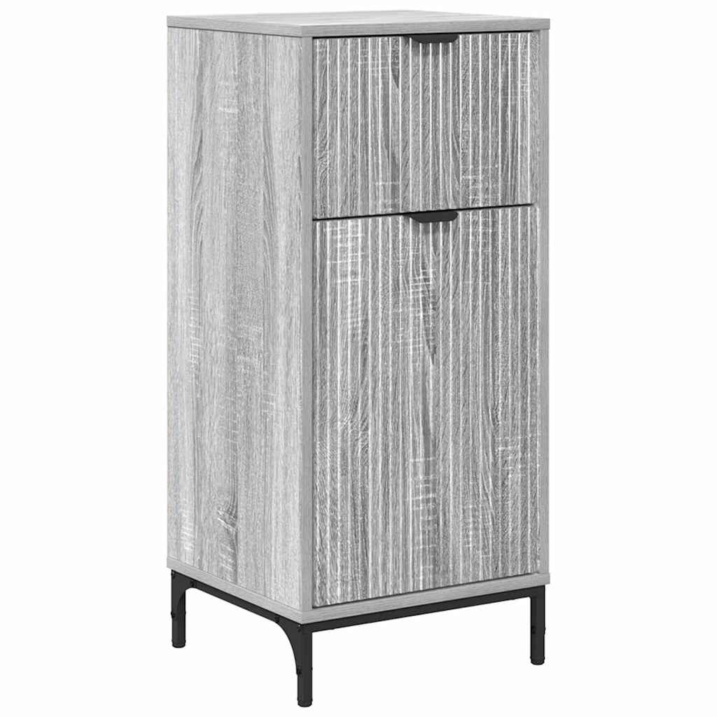 Set di mobili per il bagno con cassetto con porta Grigio Sonoma | homemem39